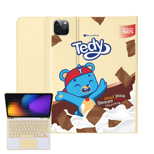 iPad / Android Tab Wireless Keyboard Flipcover - Tedy