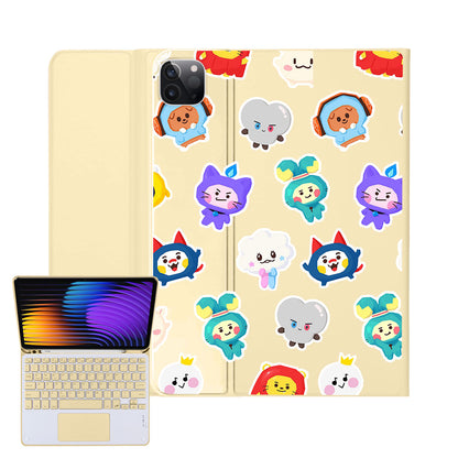 iPad / Android Tab Wireless Keyboard Flipcover - Treasure Truz