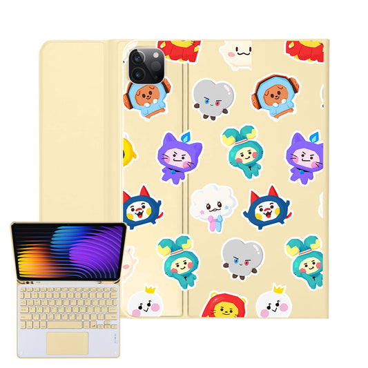 iPad / Android Tab Wireless Keyboard Flipcover - Treasure Truz