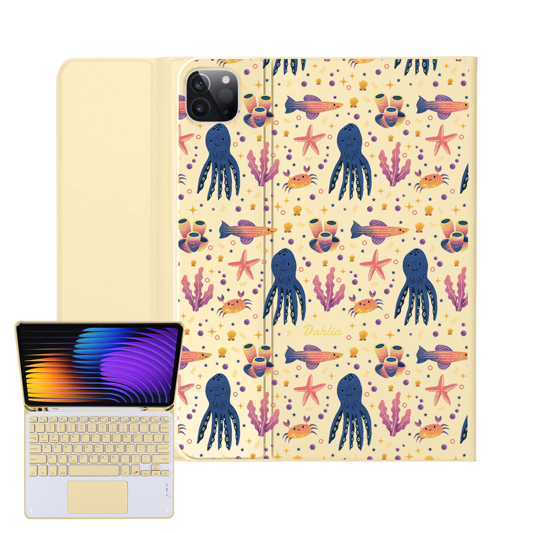 iPad / Android Tab Wireless Keyboard Flipcover - Underwater Dreams 1.0