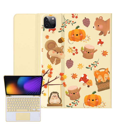iPad / Android Tab Wireless Keyboard Flipcover - Autumn