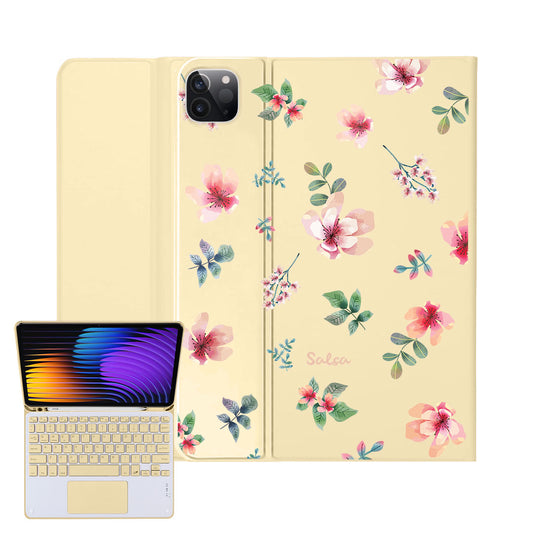 iPad / Android Tab Wireless Keyboard Flipcover - Botanical Garden 5.0
