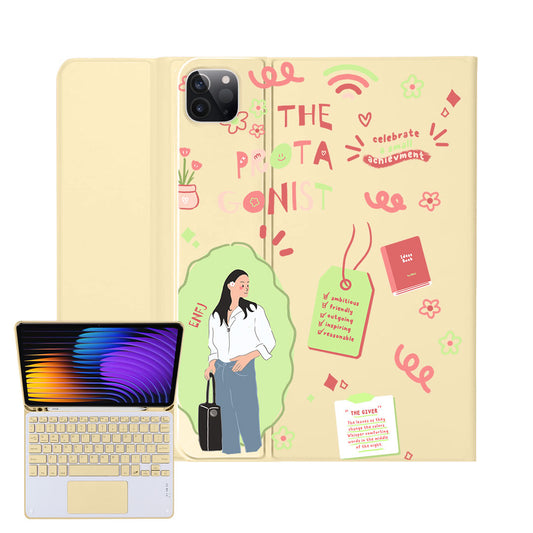 iPad / Android Tab Wireless Keyboard Flipcover - ENFJ