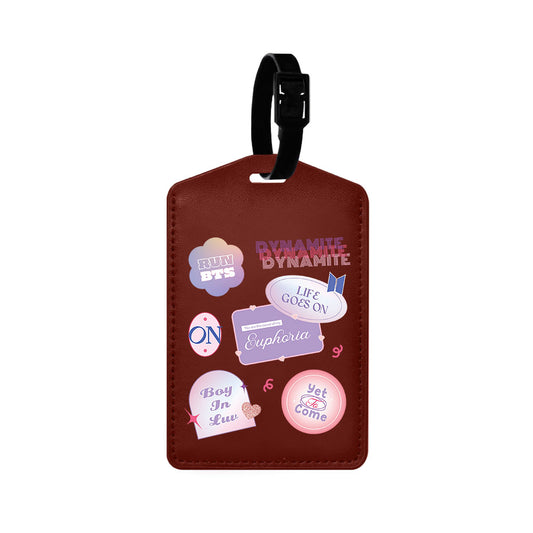 Vegan Leather Bag Tag - BTS Proof