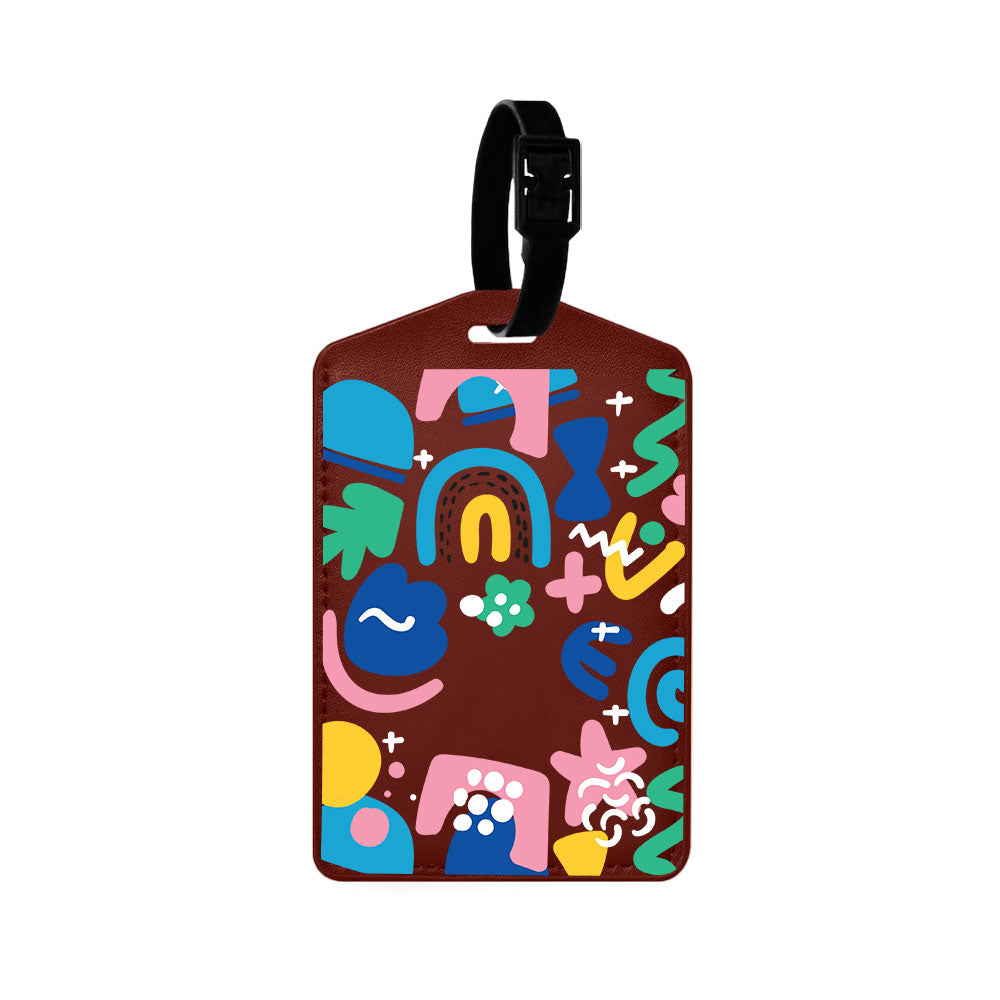 Vegan Leather Bag Tag - Celestial 2.0