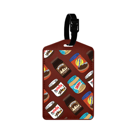 Vegan Leather Bag Tag - Choco Spread