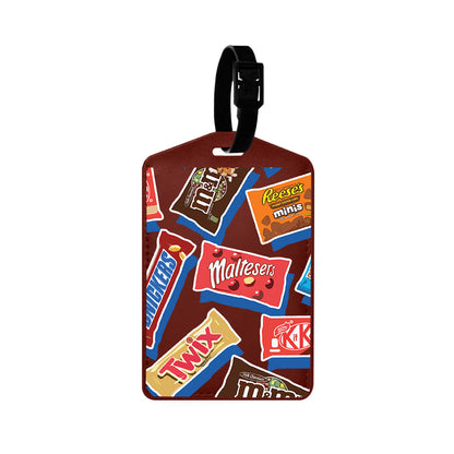 Vegan Leather Bag Tag - Choco Sweet