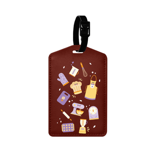 Vegan Leather Bag Tag - Chef or Baker
