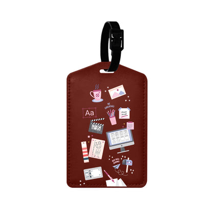 Vegan Leather Bag Tag - Designer
