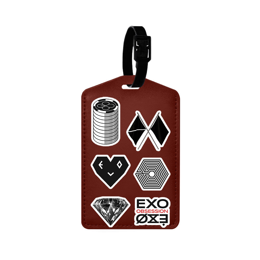 Vegan Leather Bag Tag - EXO Sticker Pack