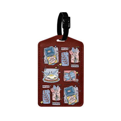 Vegan Leather Bag Tag - Grow (Sunnysidearteu)