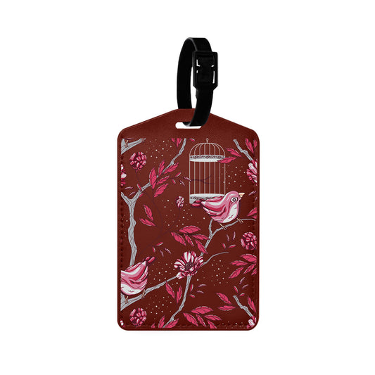 Vegan Leather Bag Tag - Lovebird 11.0