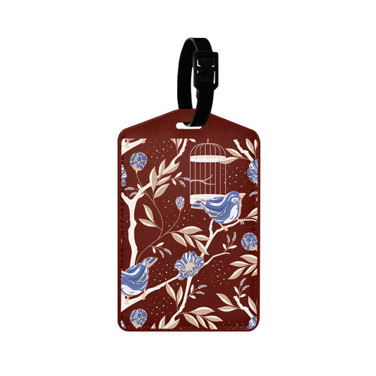 Vegan Leather Bag Tag - Lovebird 12.0