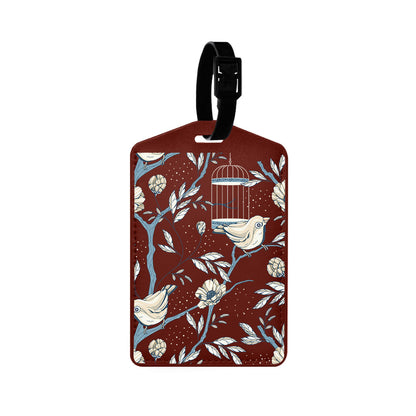 Vegan Leather Bag Tag - Lovebird 9.0