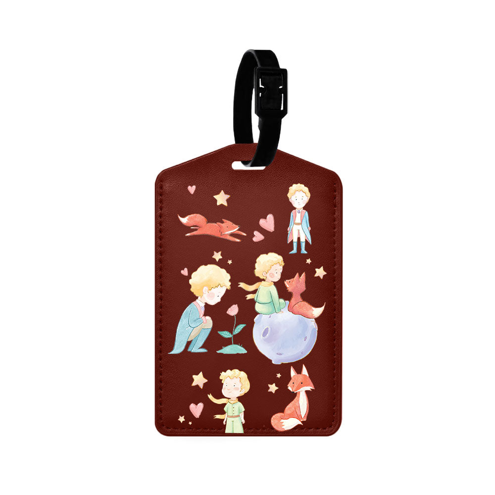 Vegan Leather Bag Tag - Little Prince & Fox