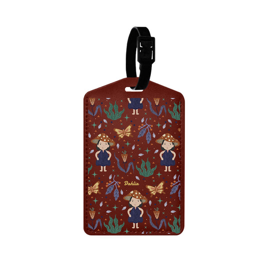 Vegan Leather Bag Tag - Lost in the Forest 1.0