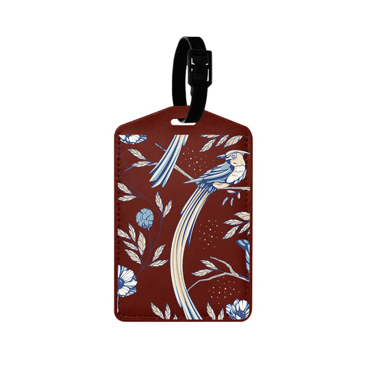 Vegan Leather Bag Tag - Lovebird 5.0