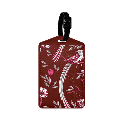 Vegan Leather Bag Tag - Lovebird 6.0