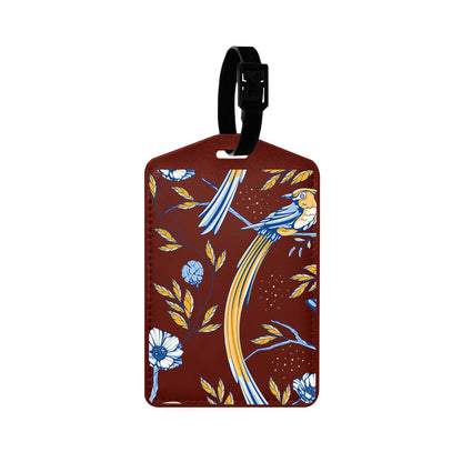 Vegan Leather Bag Tag - Lovebird 7.0