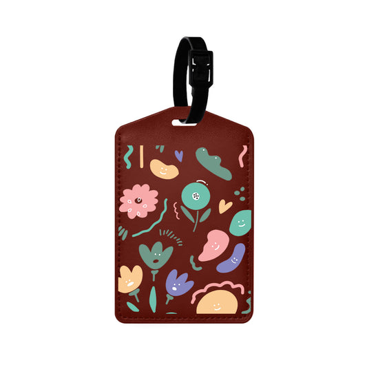 Vegan Leather Bag Tag - Celestial