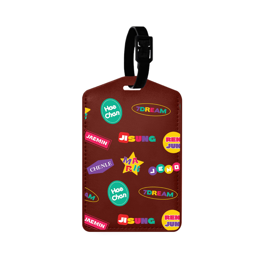 Vegan Leather Bag Tag - NCT Dream 7Dream