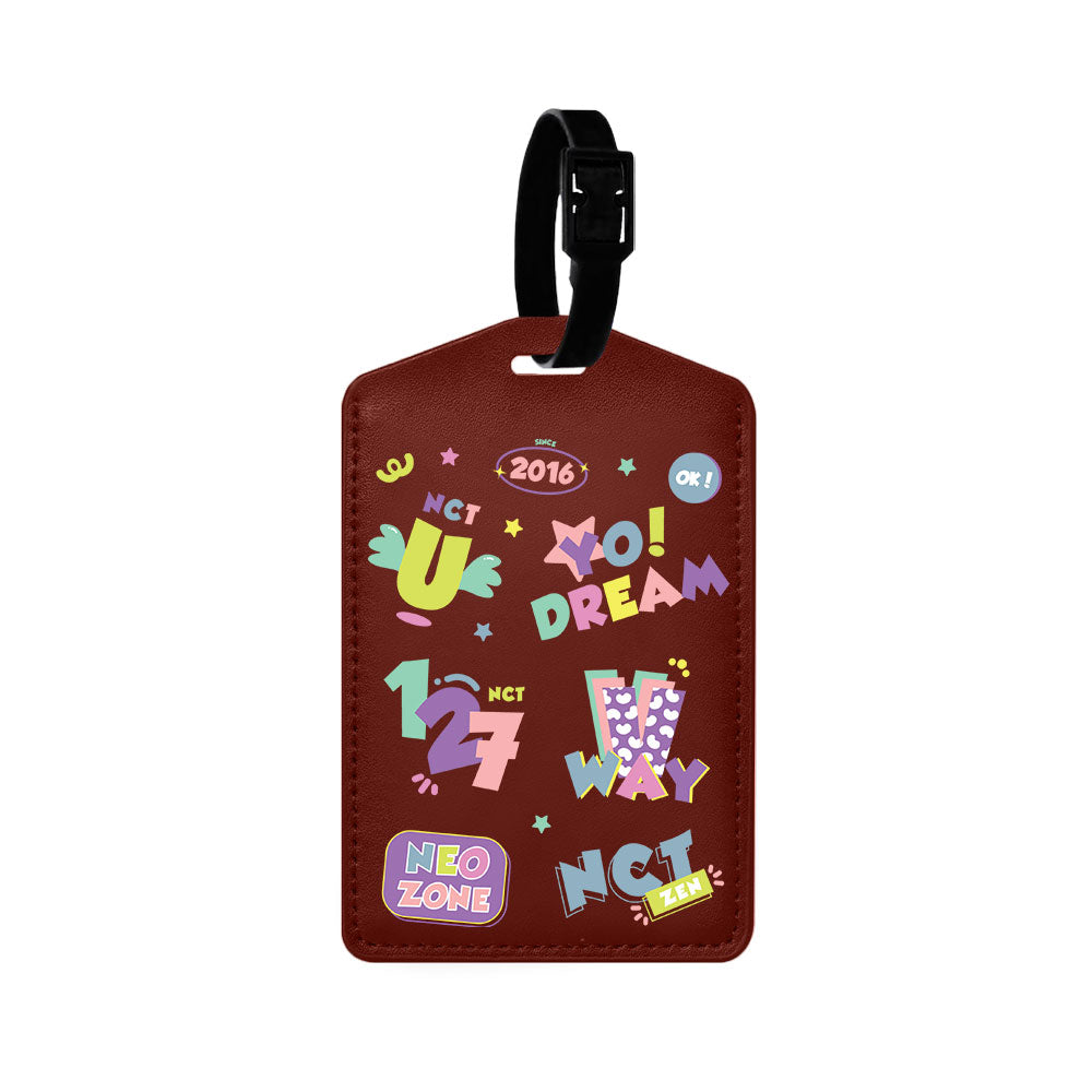 Vegan Leather Bag Tag - NCT Sticker Pack