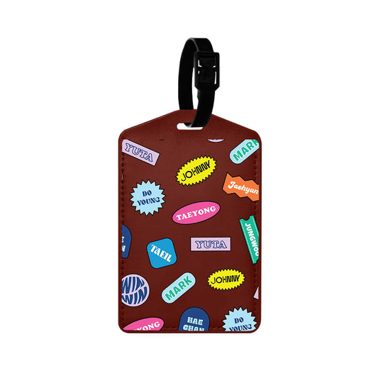 Vegan Leather Bag Tag - NCT 127 Squad