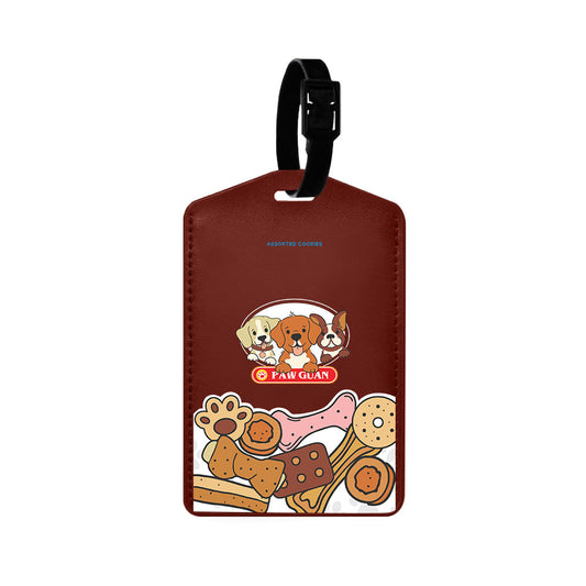 Vegan Leather Bag Tag - Pawguan Dog