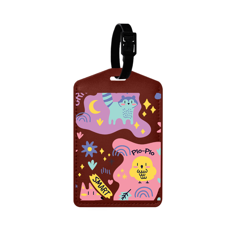 Vegan Leather Bag Tag - Pio n Friends