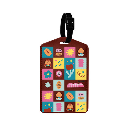 Vegan Leather Bag Tag - Selflove Cubicle