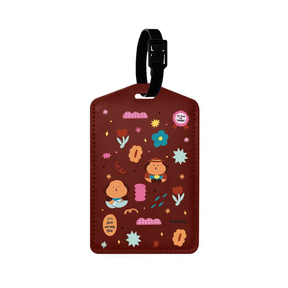 Vegan Leather Bag Tag - Selflove Garden