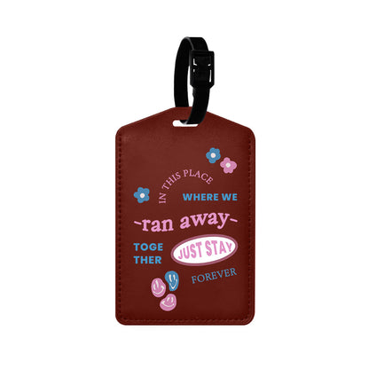 Vegan Leather Bag Tag - TXT Song Lyric