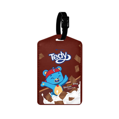 Vegan Leather Bag Tag - Tedy