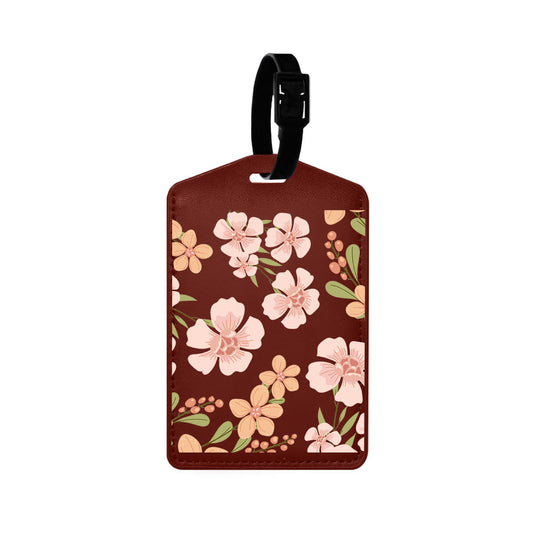 Vegan Leather Bag Tag - Vinca