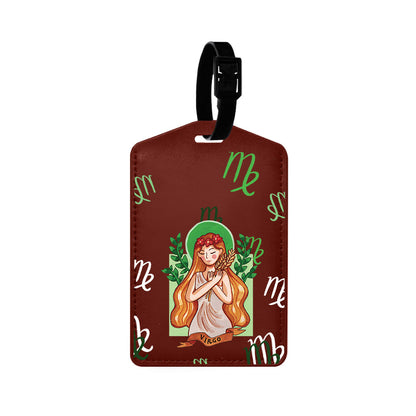 Vegan Leather Bag Tag - Virgo
