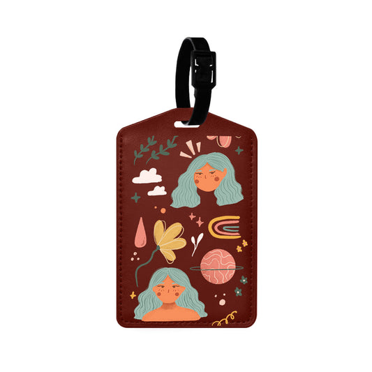 Vegan Leather Bag Tag - Adena's World