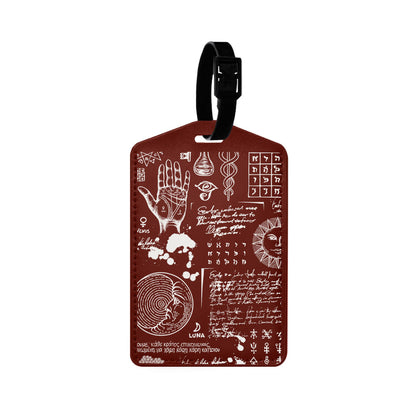 Vegan Leather Bag Tag - Alchemy