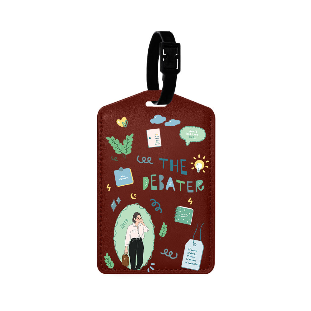 Vegan Leather Bag Tag - ENTP