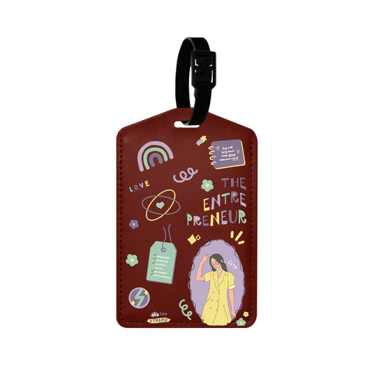 Vegan Leather Bag Tag - ESTP