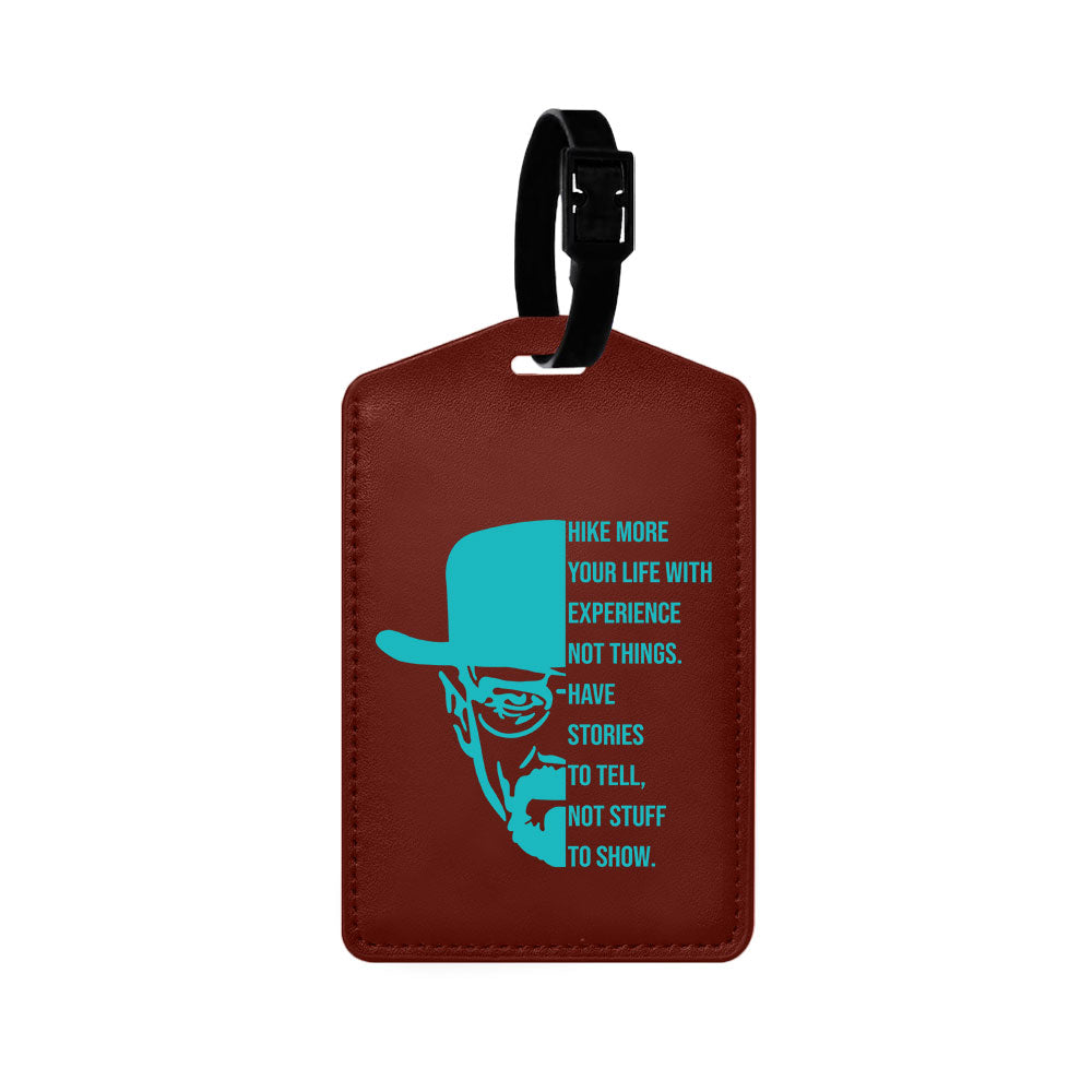Vegan Leather Bag Tag - Explore More Experience