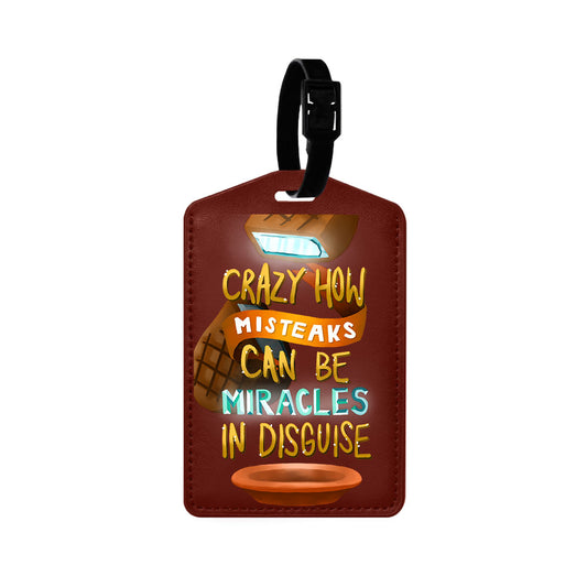 Vegan Leather Bag Tag - From Misteaks to Miracles
