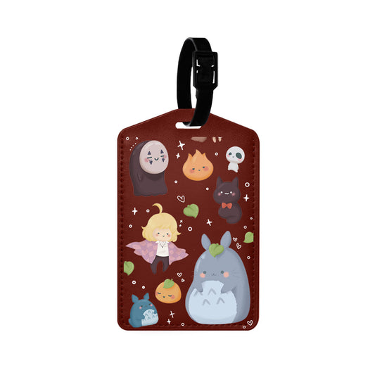 Vegan Leather Bag Tag - Ghibli