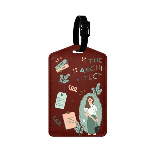 Vegan Leather Bag Tag - INTJ