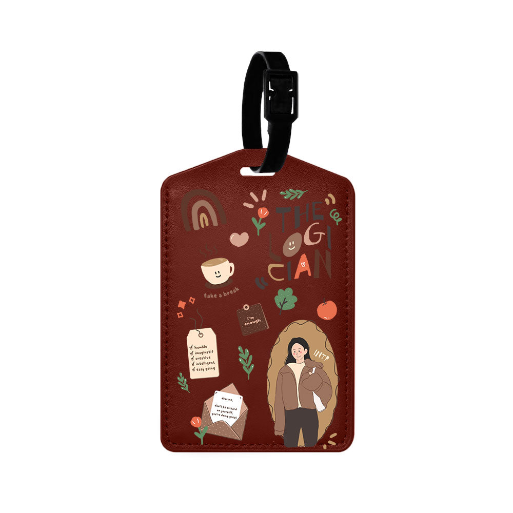 Vegan Leather Bag Tag - INTP
