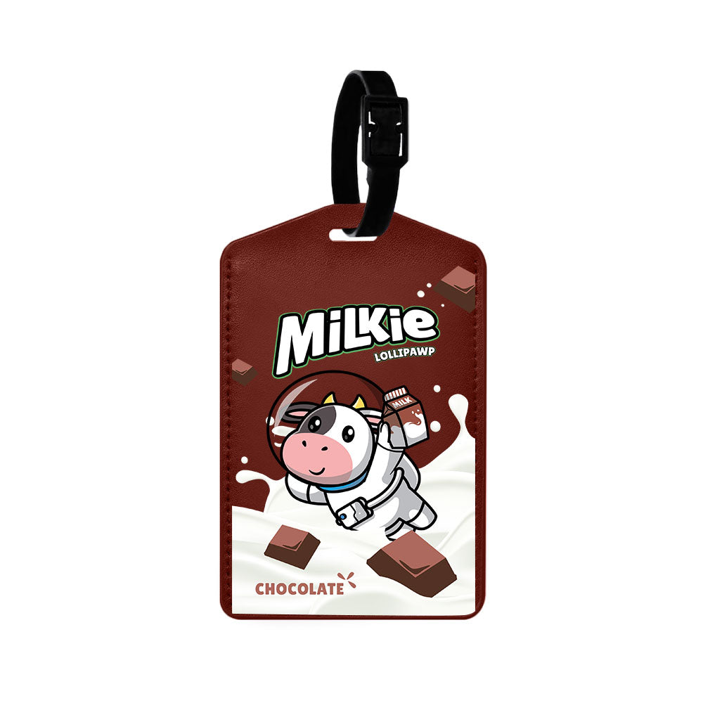 Vegan Leather Bag Tag - Milkie