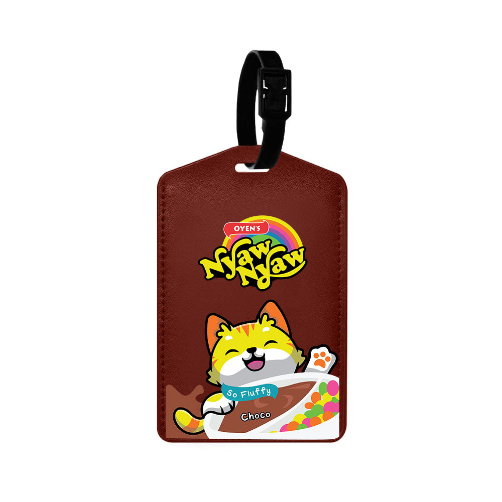 Vegan Leather Bag Tag - Nyaw Nyaw