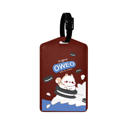 Vegan Leather Bag Tag - Oweo Dog
