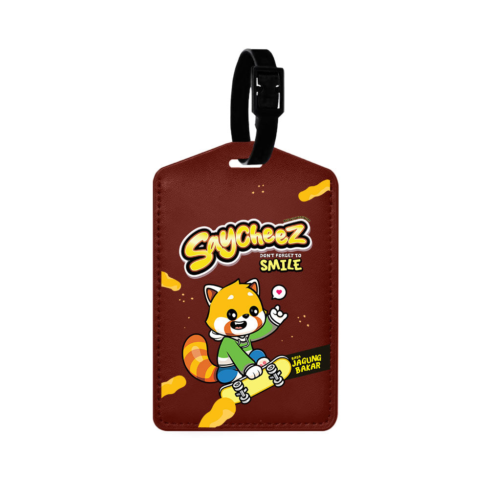 Vegan Leather Bag Tag - Saycheez