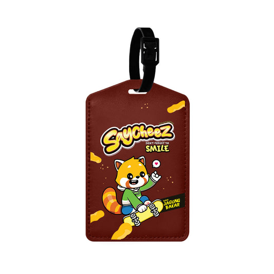 Vegan Leather Bag Tag - Saycheez