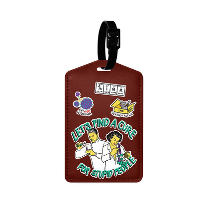 Vegan Leather Bag Tag - Science 2.0